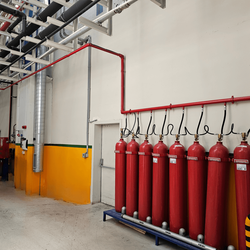 Aksoylar Mühendislik | Gazlı Söndürme Sistemleri